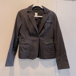 Marc by Marc Jacobs Utility Military Blazer Jacket Navy Size 8